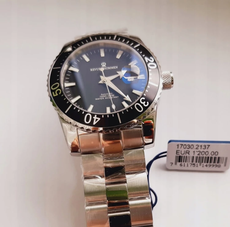 Nowy, szwajcarski zegarek automatyczny Revue Thommen 17030.2137, Diver 300m