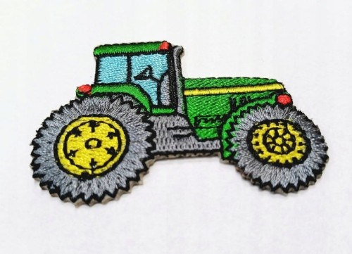 PIĘKNA NASZYWKA TERMO HAFTOWANA, ŁATKA, PATCH - TRAKTOR