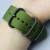 ZIELONY PARCIANY, NYLONOWY PASEK NATO 16/24MM G-SHOCK GM GA