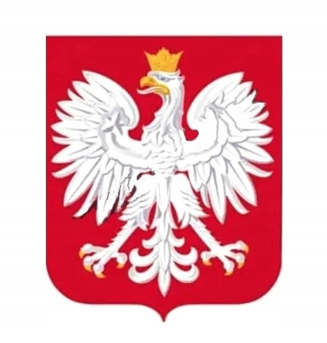 WODOODPORNA NAKLEJKA SAMOCHODOWA POLSKA GODŁO POLSKI ORZEŁ W KORONIE 13x11
