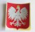 WODOODPORNA NAKLEJKA SAMOCHODOWA POLSKA GODŁO POLSKI ORZEŁ W KORONIE 13x11