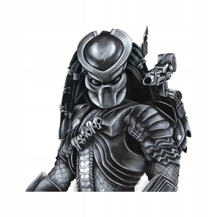Wodoodporna naklejka PVC na samochód, nalepka, drapieżnik Predator 20 cm