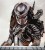 Wodoodporna naklejka PVC na samochód, nalepka, drapieżnik Predator 20 cm