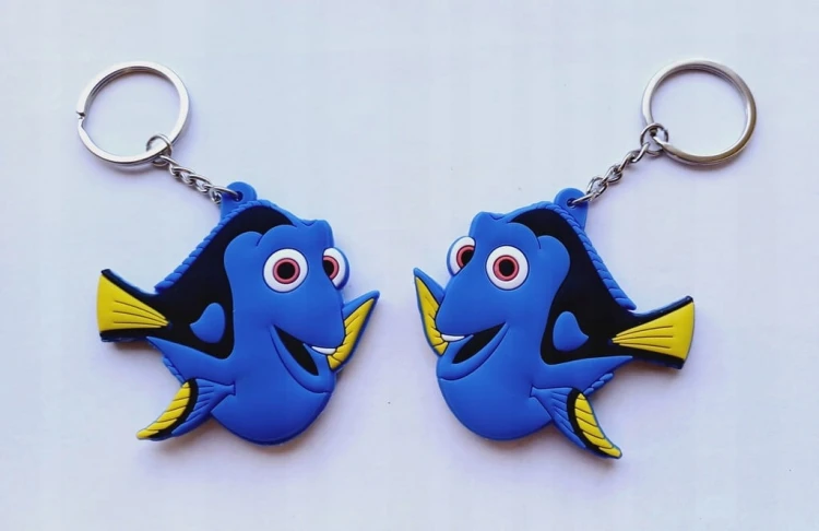 Dwustronny brelok, przywieszka, figurka rybka Dory, przyjaciółka Nemo