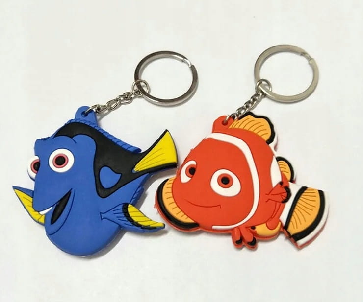Dwustronny brelok, przywieszka, figurka rybka Dory, przyjaciółka Nemo