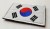 Naszywka rzep emblemat flaga Korei KOREA POŁUDNIOWA , mundurowy rozmiar 5x8