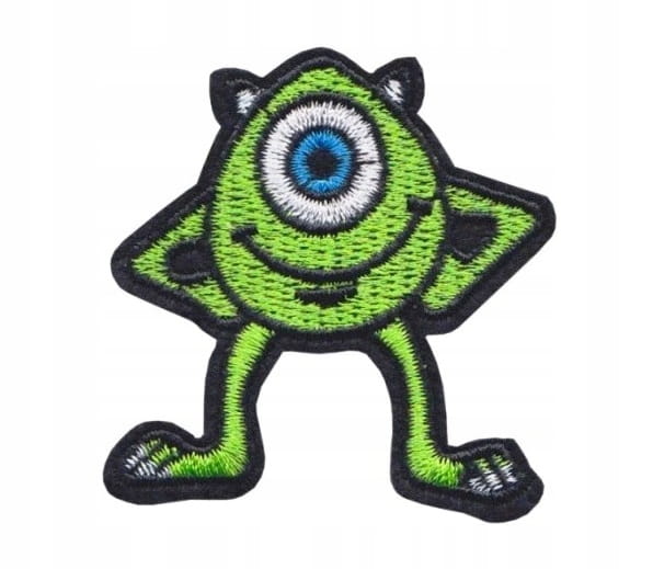 NASZYWKA TERMO HAFTOWANA ŁATKA, PATCH - MIKE WAZOWSKI, UNIWERSYTET POTWORNY