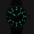 Luksusowy mechaniczny zegarek diver styl luminous z oddzielnym sekundnikiem