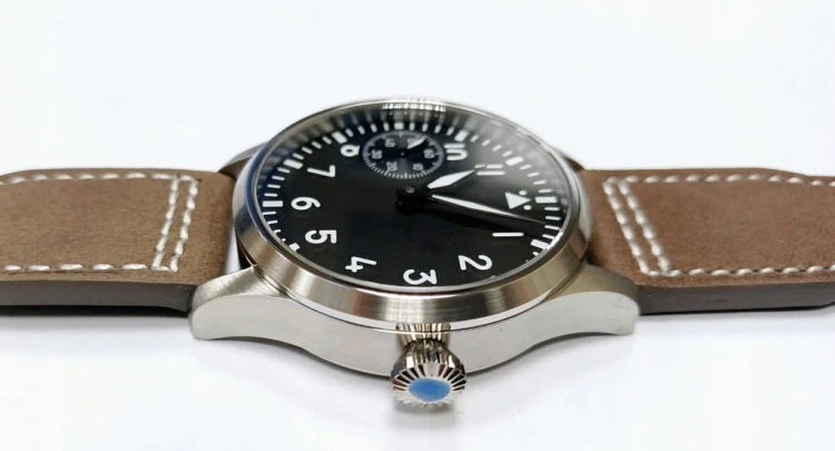 Luksusowy mechaniczny zegarek diver styl luminous z oddzielnym sekundnikiem