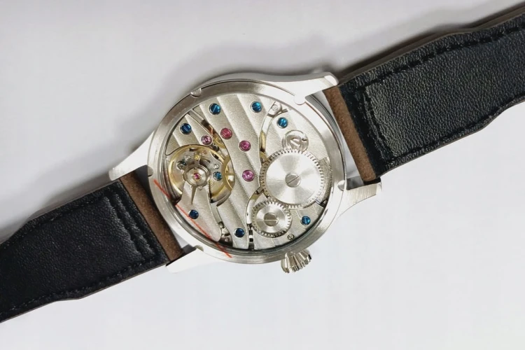 Luksusowy mechaniczny zegarek diver styl luminous z oddzielnym sekundnikiem