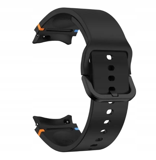 WODOODPORNY, SILIKONOWY PASEK SAMSUNG 4/5/6 23MM/25mm + TELESKOPY - CZARNY