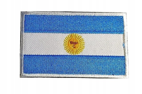 Naszywka, rzep, emblemat, patch, flaga Argentyny, Argentyna rozmiar 5x8