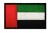 Naszywka rzep emblemat flaga patch Zjednoczone Emiraty Arabskie rozmiar 5x8
