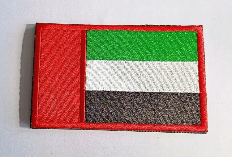Naszywka rzep emblemat flaga patch Zjednoczone Emiraty Arabskie rozmiar 5x8