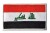 Naszywka rzep emblemat flaga Iraku, Irak, mundurowy rozmiar 5x8