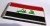 Naszywka rzep emblemat flaga Iraku, Irak, mundurowy rozmiar 5x8