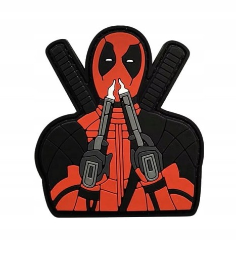 Naszywka na rzep, emblemat, patch - Deadpool Marvel 8x7 cm