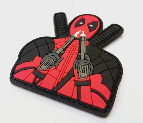 Naszywka na rzep, emblemat, patch - Deadpool Marvel 8x7 cm