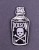 NASZYWKA TERMO HAFTOWANA NAPRASOWANKA PATCH - BUTELKA Z TRUCIZNĄ - POISON