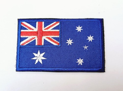 Naszywka taktyczna na rzep patch emblemat flaga Australii, Australia 5x8 cm