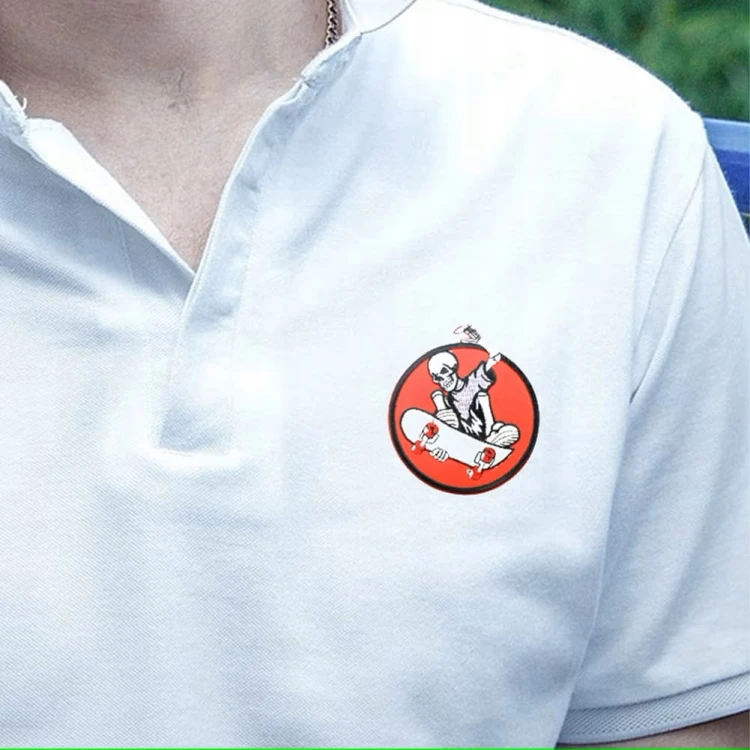 NASZYWKA TERMO HAFTOWANA ŁATKA, PATCH - SKATER - KOŚCIOTRUP NA DESKOROLCE