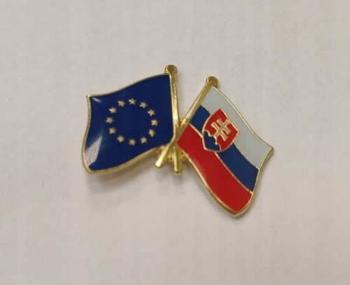 PRZYPINKA PIN FLAGA UNII EUROPEJSKIEJ-SŁOWACJI, SŁOWACJA UE UNIA EUROPEJSKA