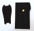 ORGANIZER ETUI ZAMYKANY POKROWIEC NA ZEGAREK DWUWARSTWOWY CZARNY ZAMSZ 13X7