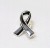 PIN, PRZYPINKA, BROSZKA, PLAKIETKA -SYMBOL ŻAŁOBY - CZARNA WSTĄŻKA ŻAŁOBNA