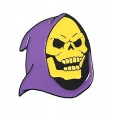 PRZYPINKA, BROCHA, BROSZKA, PIN - SZKIELETOR HE-MAN, KOŚCIOTRUP, CZASZKA