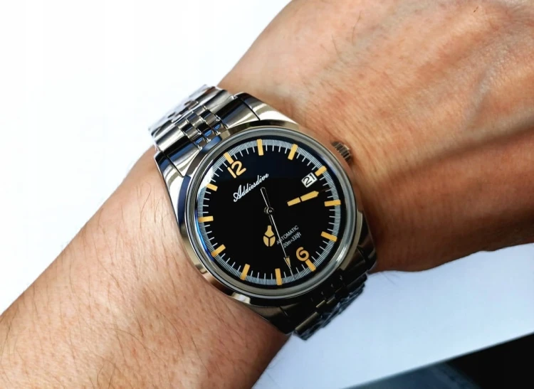 MASYWNY, AUTOMATYCZNY ZEGAREK DIVER MECHANIZM SEIKO NH35A, ADDIESDIVE