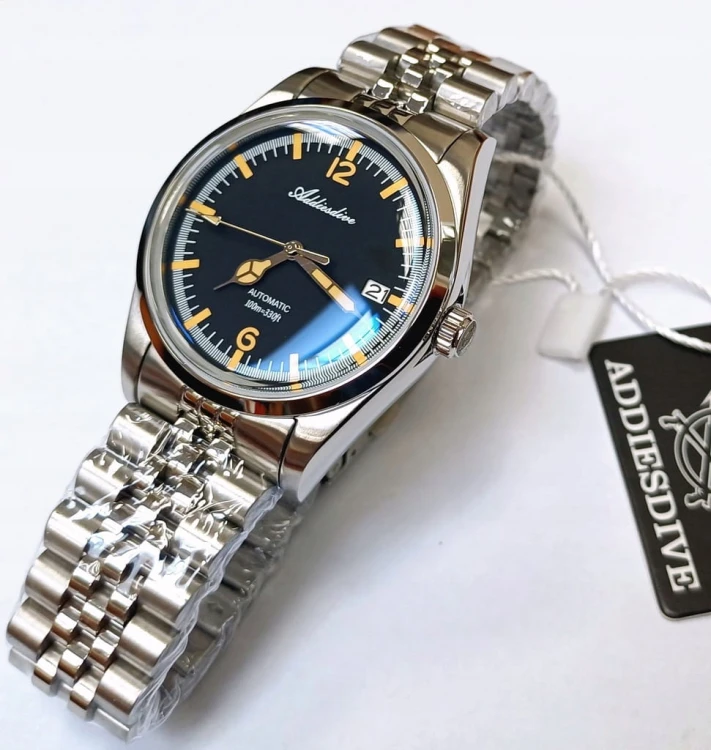 MASYWNY, AUTOMATYCZNY ZEGAREK DIVER MECHANIZM SEIKO NH35A, ADDIESDIVE