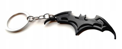 Brelok, breloczek przywieszka wisiorek - NIETOPERZ BATMAN - BATARANG CZARNY