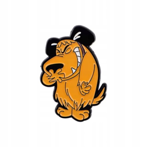 PIN, PRZYPINKA, BROSZKA, PLAKIETKA - PIES MUTTLEY WREDNIAK I BAŁWAN