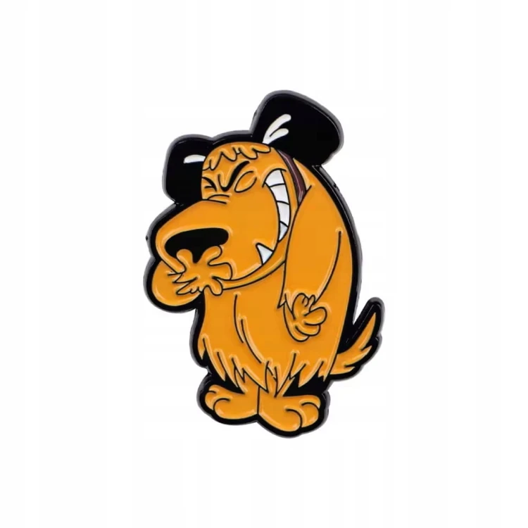 PIN, PRZYPINKA, BROSZKA, PLAKIETKA - PIES MUTTLEY WREDNIAK I BAŁWAN