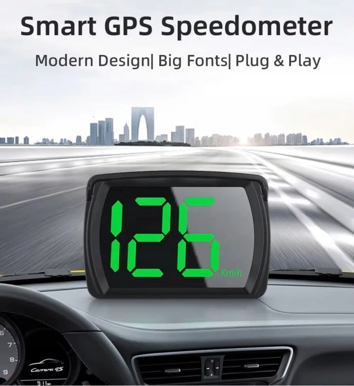 CZYTELNY CYFROWY PRĘDKOŚCIOMIERZ SAMOCHODOWY GPS, LICZNIK PRĘDKOŚCI, USB