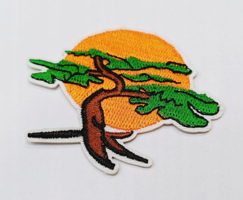 NASZYWKA TERMO HAFTOWANA, ŁATKA PATCH - COBRA KAI, MIYAGI-DO DRZEWKO BONSAI