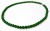 Zielony naszyjnik, wisiorek, przywieszka - KAMIEŃ JADEIT - 6,5 MM, 45 cm