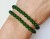 Zielony naszyjnik, wisiorek, przywieszka - KAMIEŃ JADEIT - 6,5 MM, 45 cm