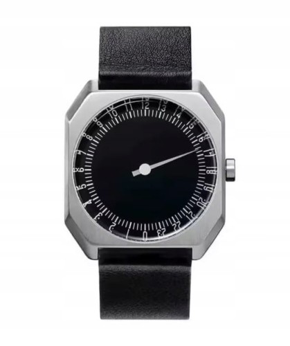 MINIMALISTYCZNY ZEGAREK Z JEDNĄ WSKAZÓWKĄ SKU, SWISS MOVT
