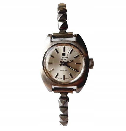 Rewelacyjny, szwajcarski damski zegarek mechaniczny TISSOT SWISS SEASTAR