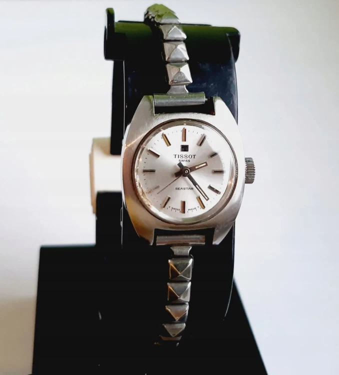 Rewelacyjny, szwajcarski damski zegarek mechaniczny TISSOT SWISS SEASTAR