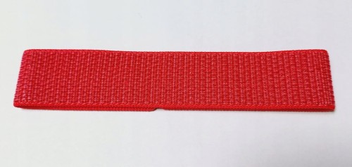 CZERWONY NYLONOWY PASEK DO ZEGARKA NA RZEPY GARMIN, FENIX, SOLAR 26MM