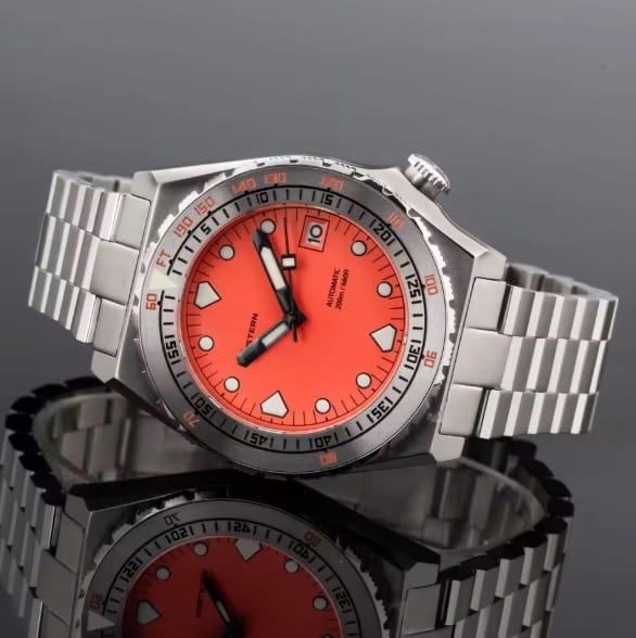 Automatyczny zegarek diver -SEESTERN SUB600T V3, WR 200 m - mechanizm NH35A