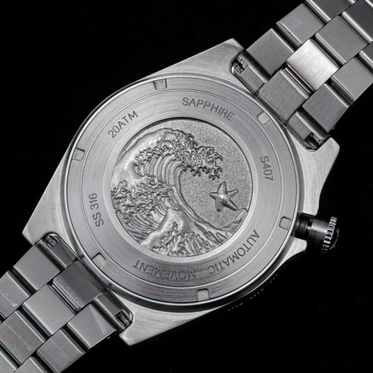 Automatyczny zegarek diver -SEESTERN SUB600T V3, WR 200 m - mechanizm NH35A