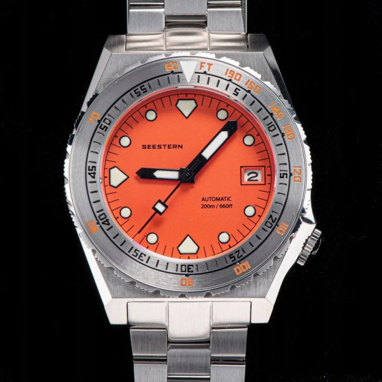 Automatyczny zegarek diver -SEESTERN SUB600T V3, WR 200 m - mechanizm NH35A