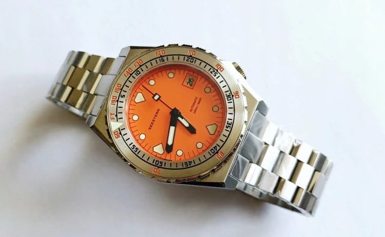 Automatyczny zegarek diver -SEESTERN SUB600T V3, WR 200 m - mechanizm NH35A