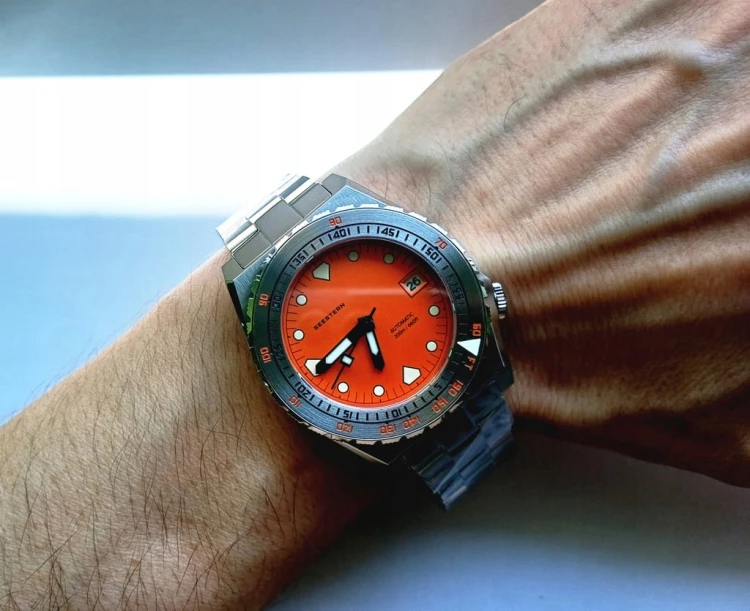Automatyczny zegarek diver -SEESTERN SUB600T V3, WR 200 m - mechanizm NH35A