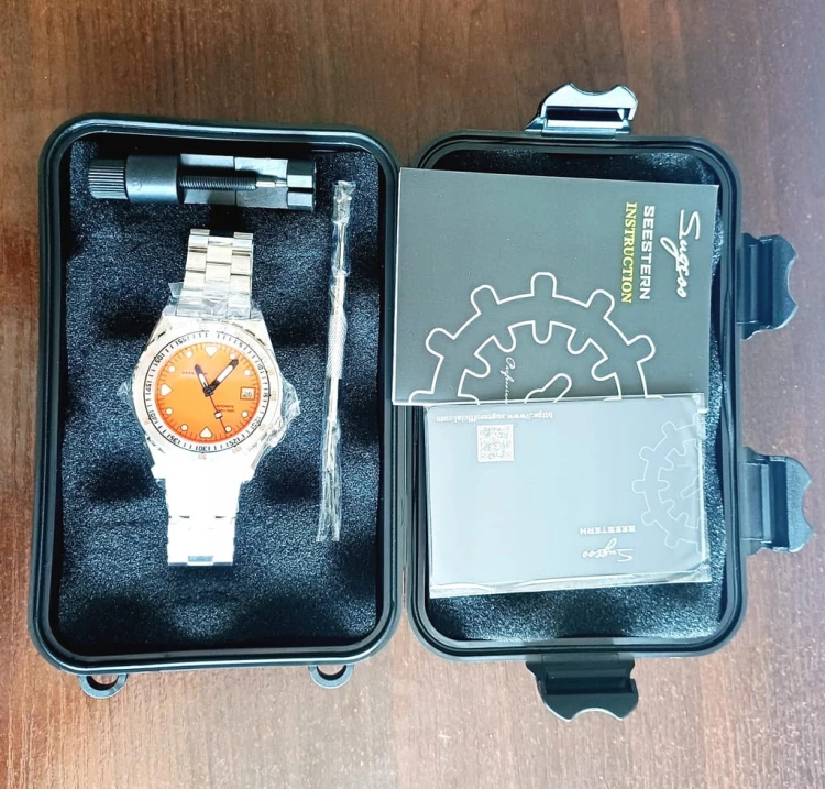 Automatyczny zegarek diver -SEESTERN SUB600T V3, WR 200 m - mechanizm NH35A