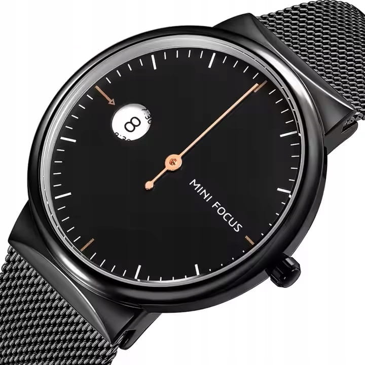 UNIKALNY, MINIMALISTYCZNY ZEGAREK Z JEDNĄ WSKAZÓWKĄ MINI FOCUS