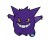 ŁATKA, NASZYWKA TERMO HAFTOWANA, PATCH, PATKA - POKEMON GENGAR